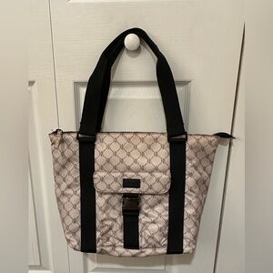 Lauren by Ralph Lauren Vintage Signature Logo Coated Canvas Tote Bag